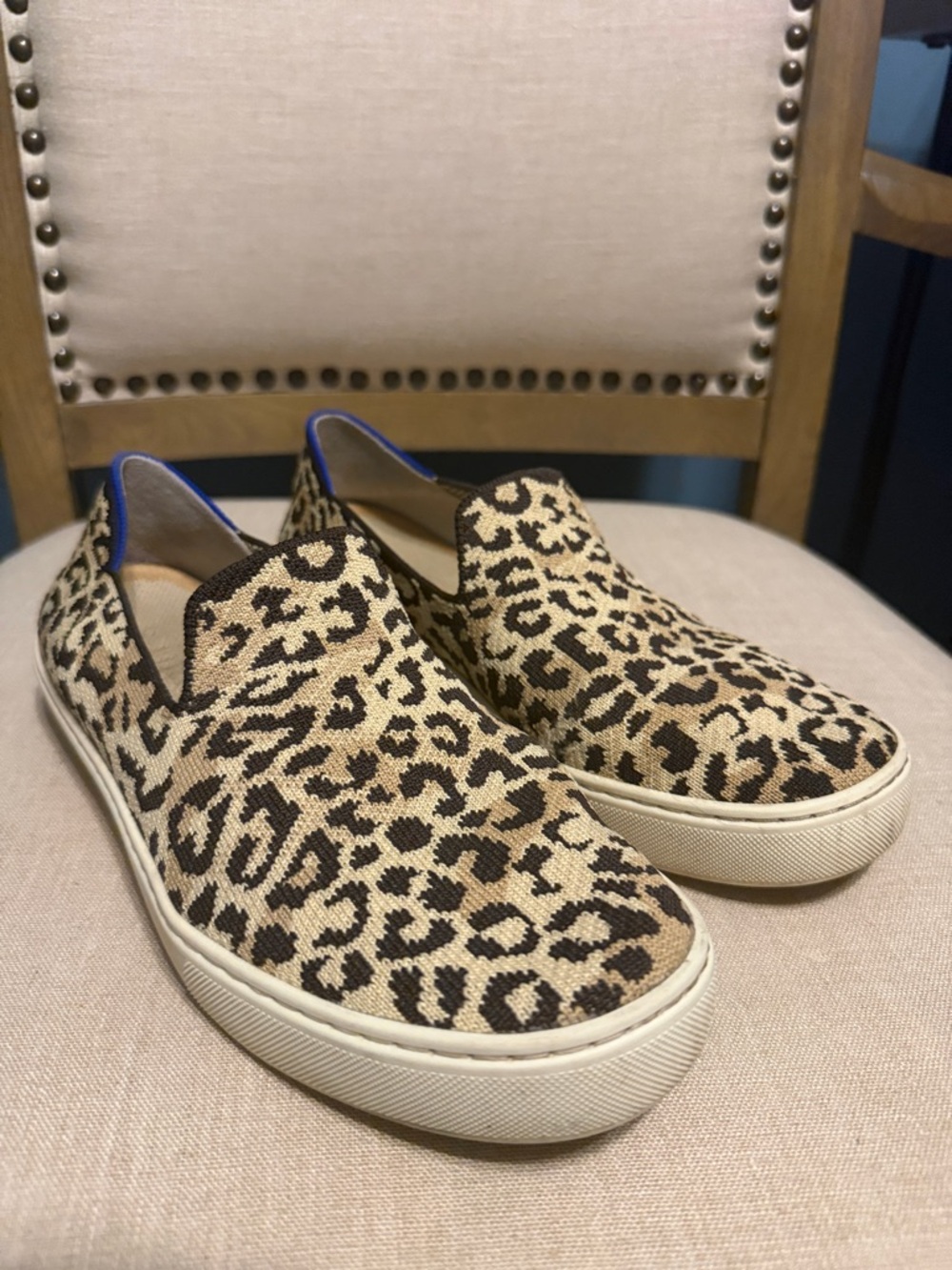 Rothy's Women’s “Camo Cat” Slip On Sneakers, Size 9.5